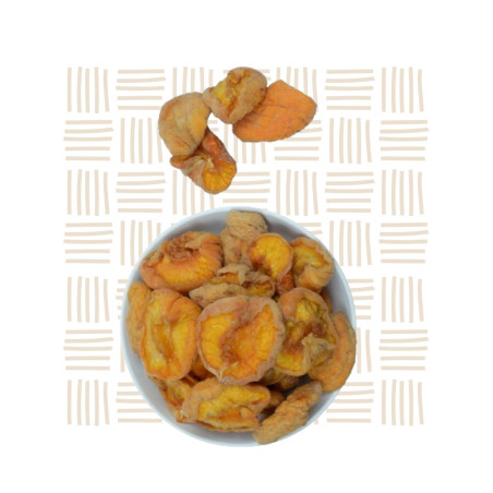 Unpeeled Cling Peaches 1kg – Dried Fruit South Africa