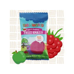 Farmworld Raspberry Fruit Snails Box – 20 x 14g Healthy Snacks SA