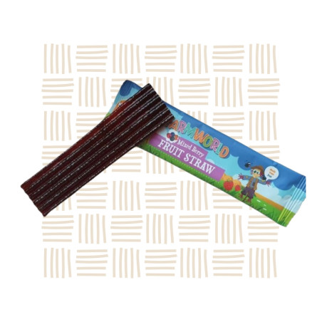 Farmworld Mixed Berry Fruit Straw 16g – Vegan Snack South Africa