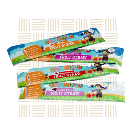 Farmworld Mixed Berry Fruit Straws Box – 24 x 16g Healthy Snacks SA