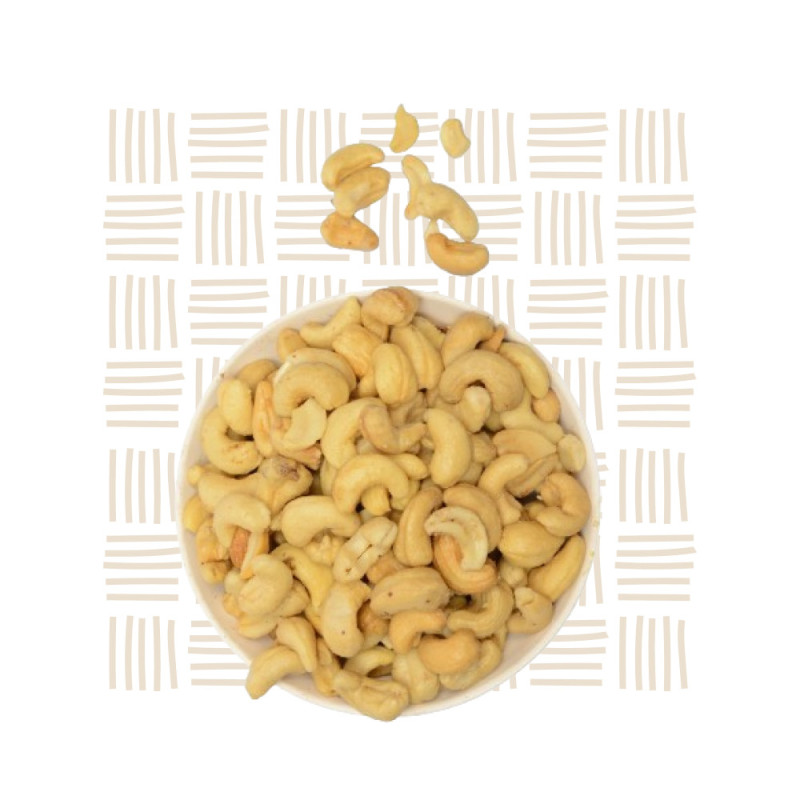 Roasted & Salted Cashews 500g | Crunchy Healthy Snack SA