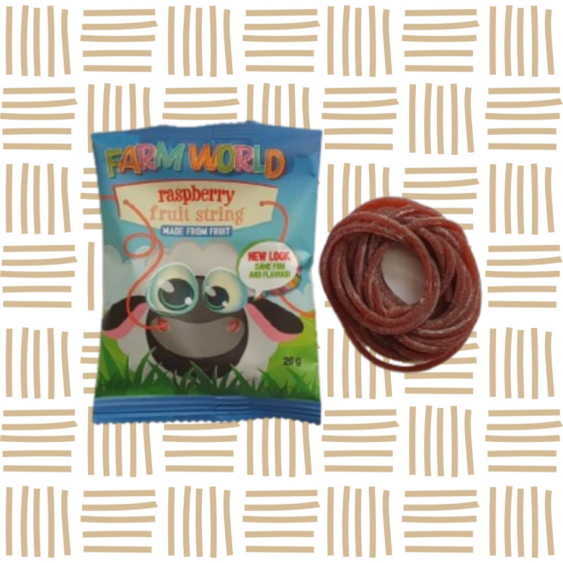 Farmworld Single String Raspberry 20g | Kids Lunchbox Snacks SA