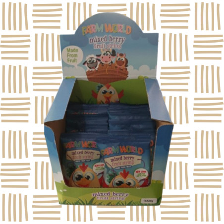 Farmworld Mixed Berry Strings (20g x 15) | Healthy Kids Snacks South Africa