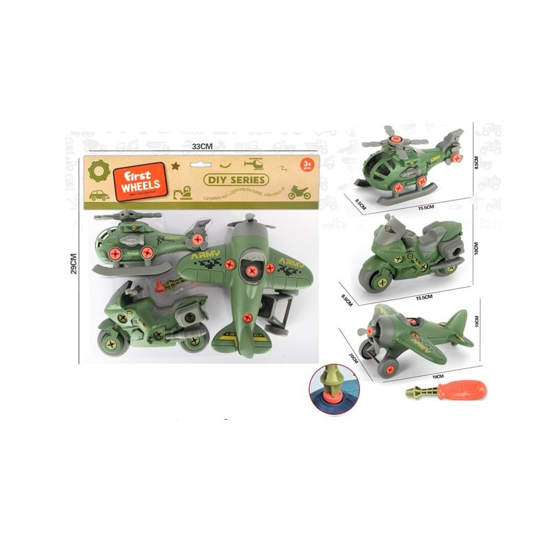 DIY Military Toy Vehicle Set | Build & Play Army Toys SA