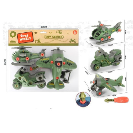 DIY Military Toy Vehicle Set | Build & Play Army Toys SA