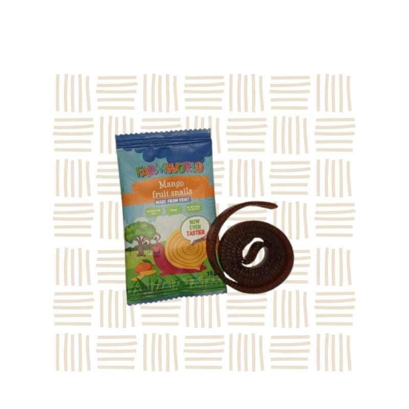Farmworld Kids Snacks - Snail Mango 14g